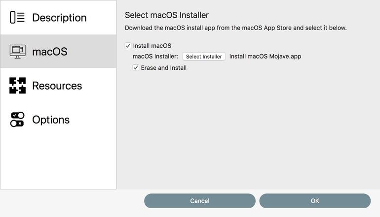 Mac deploy stick mojave apps didnt install windows 10
